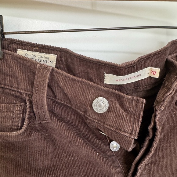 Levi's Brown Straight Leg Jeans - Picture 5 of 9